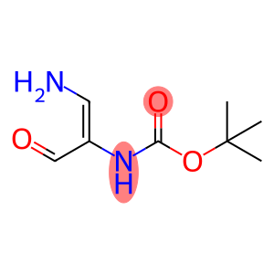 Carbamic acid, (2-amino-1-formylethenyl)-, 1,1-dimethylethyl ester, (E)- (9CI)