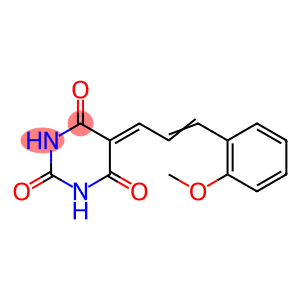 2,4,6(1H,3H,5H)-Pyrimidinetrione, 5-[3-(2-methoxyphenyl)-2-propen-1-ylidene]-