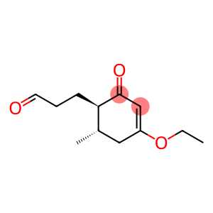 3-Cyclohexene-1-propanal, 4-ethoxy-6-methyl-2-oxo-, (1R,6S)-rel-