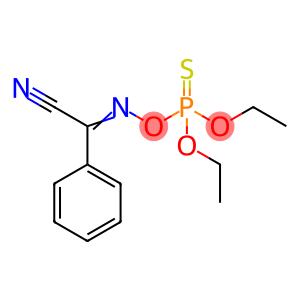 Benzoyl cyanide-O-(diethoxyphosphinothioyl)oxime