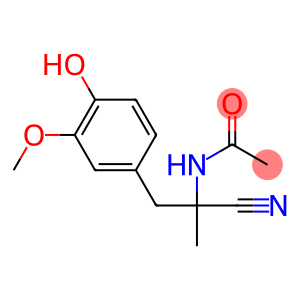 (-)-N-(ALPHA-氰基-4-羟基-3-甲氧基-ALPHA-甲基苯乙基)乙酰胺