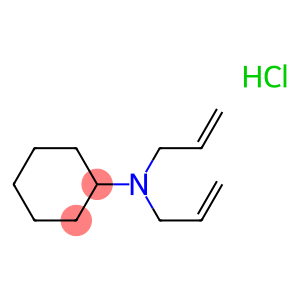 Cyclohexylamine, N,N-diallyl-, hydrochloride