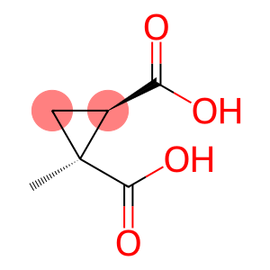 1,2-Cyclopropanedicarboxylic acid, 1-methyl-, (1S,2R)-