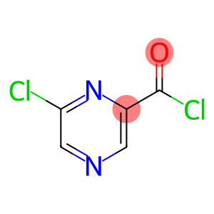 Pyrazinecarbonyl chloride, 6-chloro- (9CI)
