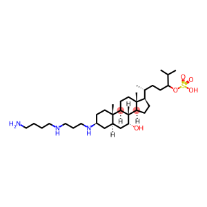 Cholestane-7,24-diol,3-[[3-[(4-aminobutyl)amino]propyl]amino]-, 24-(hydrogen sulfate), (3b,5a,7a,24R)-