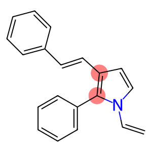 1-Ethenyl-2-phenyl-3-[(1E)-2-phenylethenyl]-1H-pyrrole