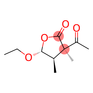 2(3H)-Furanone,3-acetyl-5-ethoxydihydro-3,4-dimethyl-,(3alpha,4alpha,5bta)-(9CI)