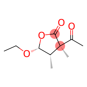 2(3H)-Furanone,3-acetyl-5-ethoxydihydro-3,4-dimethyl-,(3alpha,4bta,5bta)-(9CI)