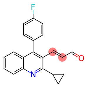 3-[2-Cyclopropyl-4-(4-fluorophenyl)-3-quinolinyl-2-propenal