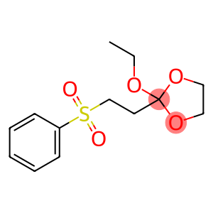 2-(2-BENZENESULFONYLETHYL)-2-ETHOXY-1,3-DIOXOLANE