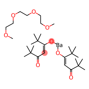 双(2,2,6,6-四甲基-3,5-庚二酮酸)钡三乙二醇二甲醚加合物