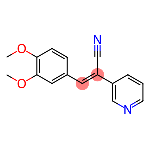3-Pyridineacetonitrile, α-[(3,4-dimethoxyphenyl)methylene]-, (αZ)-