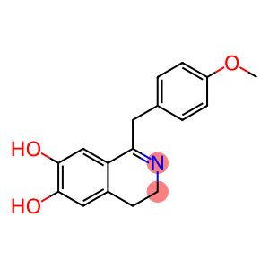 6,7-Isoquinolinediol, 3,4-dihydro-1-[(4-methoxyphenyl)methyl]-