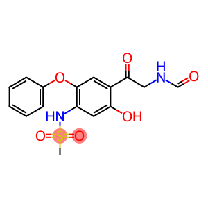 N-(2-(2-Hydroxy-4-(methylsulfonamido)-5-phenoxyphenyl)-2-oxoethyl)formamide