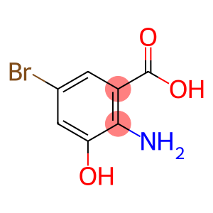 Benzoic acid, 2-amino-5-bromo-3-hydroxy-