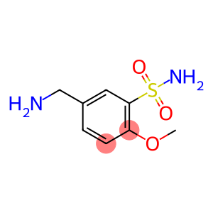 5-(aminomethyl)-2-methoxybenzene-1-sulfonamide