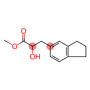 1H-Indene-5-propanoic acid, 2,3-dihydro-α-hydroxy-, methyl ester
