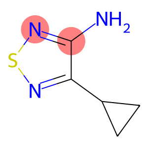 1,2,5-Thiadiazol-3-amine, 4-cyclopropyl-
