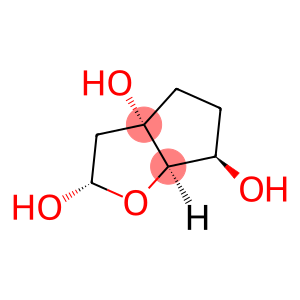 3aH-Cyclopenta[b]furan-2,3a,6-triol, hexahydro-, [2S-(2α,3aα,6β,6aα)]- (9CI)