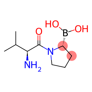 Boronic acid, (1-(2-amino-3-methyl-1-oxobutyl)-2-pyrrolidinyl)-, (R-(R*,S*))-