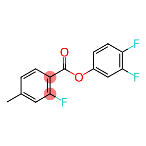 Benzoic acid, 2-fluoro-4-methyl-, 3,4-difluorophenyl ester