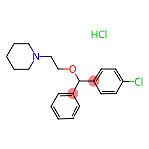 1-(2-(p-Cloro-alpha-fenilbenzilossi)etil)piperidina cloridrato [Italian]