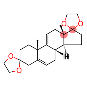 Androsta-5,9(11)-diene-3,17-dione, cyclic bis(1,2-ethanediyl acetal)