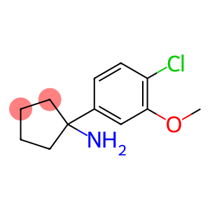 Cyclopentanamine, 1-(4-chloro-3-methoxyphenyl)-