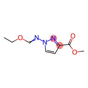 1H-Pyrazole-3-carboxylicacid,1-[(ethoxymethylene)amino]-,methylester