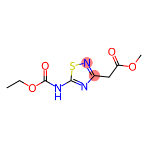 Methyl 2-(5-((ethoxycarbonyl)amino)-1,2,4-thiadiazol-3-yl)acetate