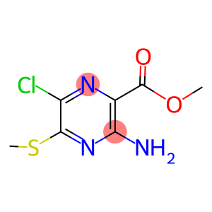 METHYL 3-AMINO-6-CHLORO-5-(METHYLTHIO)PYRAZINE-2-CARBOXYLATE
