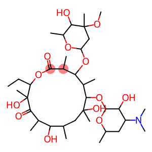 11-dehydroxy-9-deoxo-9-hydroxy-11-oxoerythromycin A
