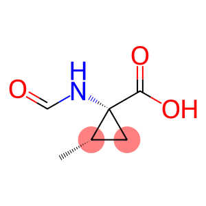 Cyclopropanecarboxylic acid, 1-(formylamino)-2-methyl-, (1R,2S)-rel-