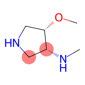 3-Pyrrolidinamine,4-methoxy-N-methyl-,(3R,4S)-rel-(9CI)