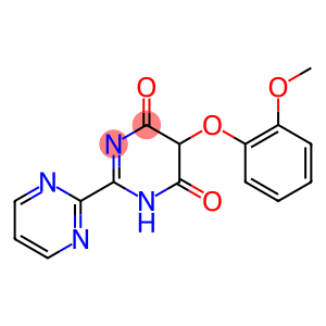 5-(O-methoxyphenoxy)-2-pymidin-2-yl)-4,6-(1H,5H)-pymidine dione