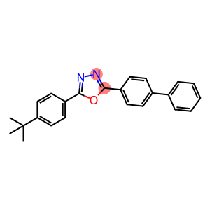 1,3,4-Oxadiazole, 2-(4-biphenylyl)-5-(p-tert-butylphenyl)-