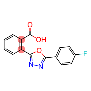 2-[5-(4-fluorophenyl)-1,3,4-oxadiazol-2-yl]benzoic acid
