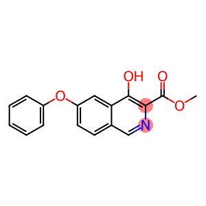 3-Isoquinolinecarboxylic acid, 4-hydroxy-6-phenoxy-, methyl ester