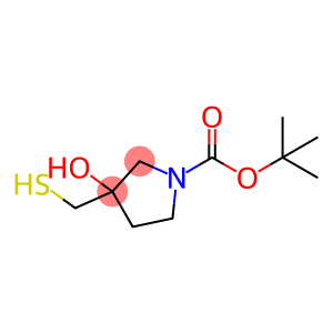 3-羟基-3-(巯基甲基)吡咯烷-1-羧酸叔丁酯