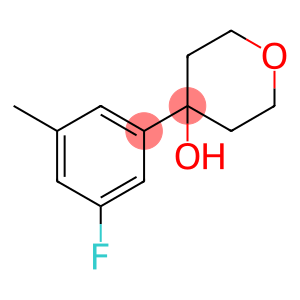 4-(3-fluoro-5-methylphenyl)tetrahydro-2H-pyran-4-ol