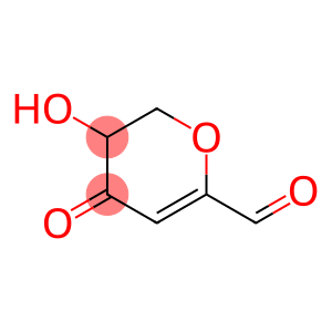 2H-Pyran-6-carboxaldehyde, 3,4-dihydro-3-hydroxy-4-oxo- (9CI)