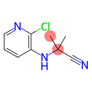 2-((2-CHLOROPYRIDIN-3-YL)AMINO)-2-METHYLPROPANENITRILE