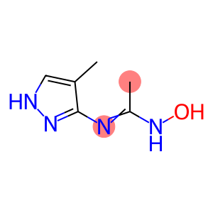Ethanimidamide,  N-hydroxy-N-(4-methyl-1H-pyrazol-3-yl)-