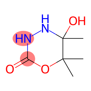 2H-1,3,4-Oxadiazin-2-one,tetrahydro-5-hydroxy-5,6,6-trimethyl-(9CI)