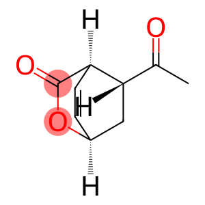 2-Oxabicyclo[2.2.2]oct-5-en-3-one, 8-acetyl-, (1R,4R,8R)-rel-