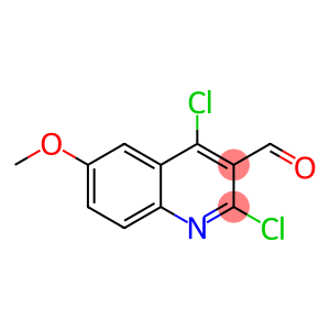 3-Quinolinecarboxaldehyde, 2,4-dichloro-6-methoxy-