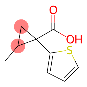 2-methyl-1-(thiophen-2-yl)cyclopropane-1-carboxylic acid