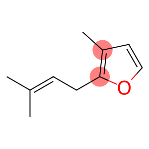 Furan,3-methyl-2-(3-methyl-2-butenyl)-