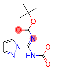 氨基甲酸, N-[[[(1,1-二甲基乙氧基)羰基]氨基]-1H-吡唑-1-基亚甲基]-, 1,1-二甲基乙酯