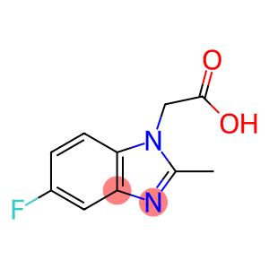 2-5-Fluoro-2-methyl-1H-benzo[d]imidazol-1-ylacetic acid